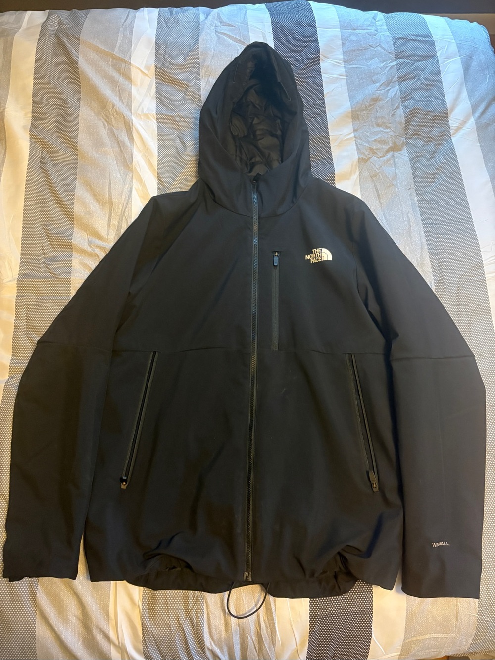 The North Face Black Hooded Jacket men’s medium.
